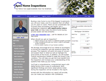 Tablet Screenshot of apexhomeinspects.com